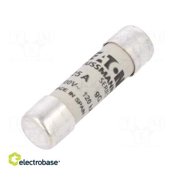 Fuse: fuse | gG | 25A | 500VAC | ceramic,cylindrical,industrial