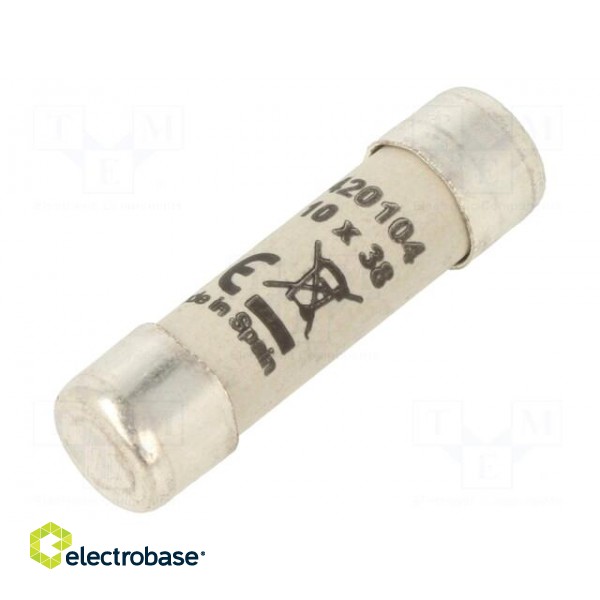 Fuse: fuse | gG | 4A | 500VAC | 250VDC | ceramic,cylindrical,industrial