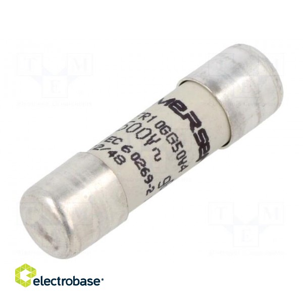 Fuse: fuse | gG | 4A | 500VAC | ceramic | 10x38mm