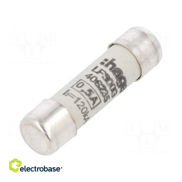 Fuse: fuse | gG,time-lag | 500mA | 500VAC | cylindrical,industrial
