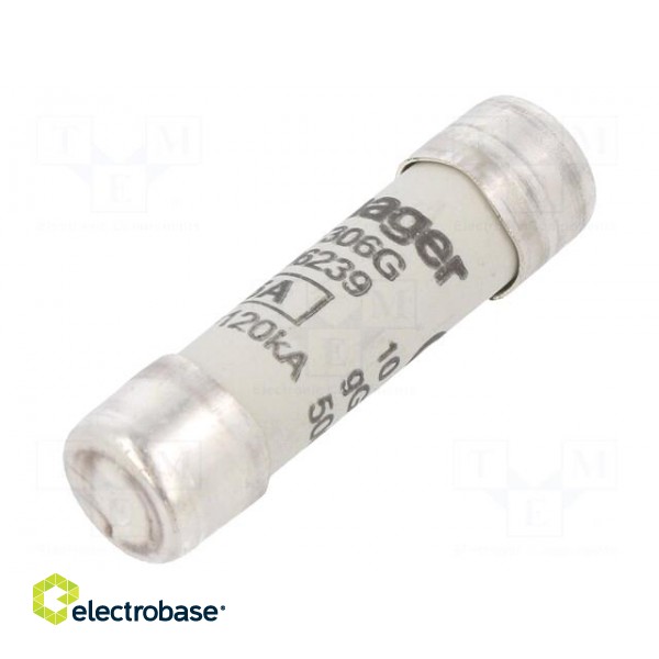 Fuse: fuse | gG,time-lag | 6A | 500VAC | cylindrical,industrial
