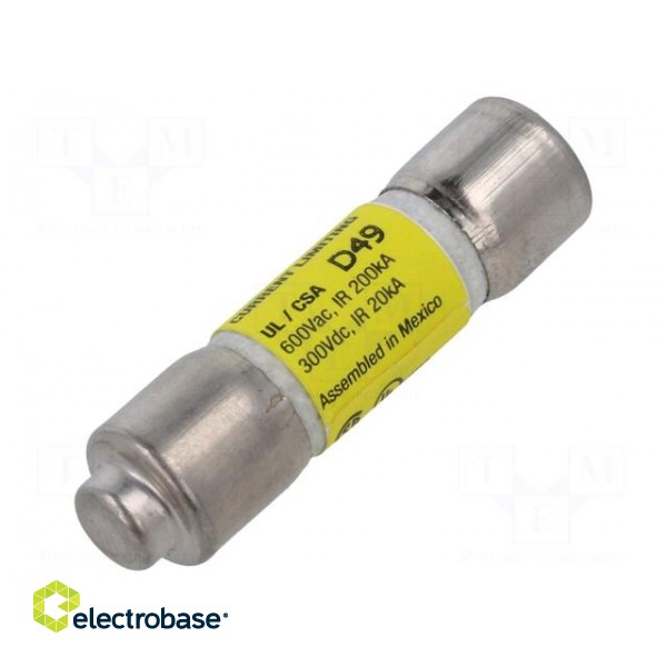 Fuse: fuse | time-lag | 20A | 600VAC | 300VDC | cylindrical,industrial