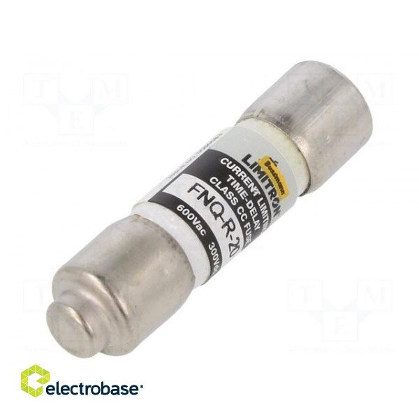 Fuse: fuse | time-lag | 20A | 600VAC | ceramic,cylindrical,industrial