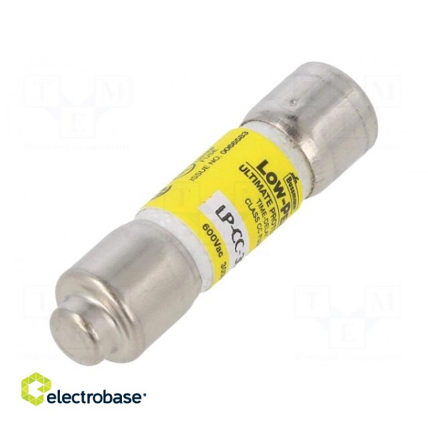 Fuse: fuse | time-lag | 30A | 600VAC | ceramic,cylindrical,industrial