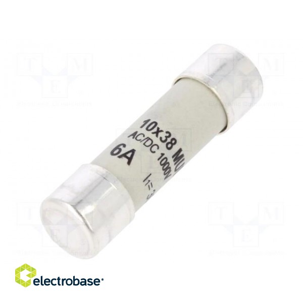 Fuse: fuse | gR | 6A | 1000VDC | cylindrical