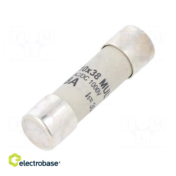 Fuse: fuse | gR | 8A | 1000VDC | cylindrical