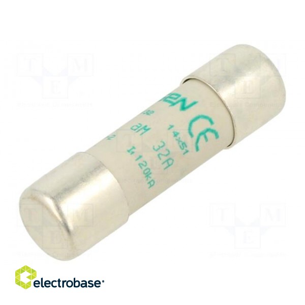 Fuse: fuse | aM | 32A | 500VAC | ceramic | 14x51mm