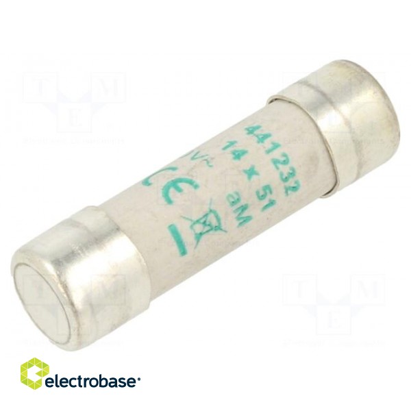 Fuse: fuse | aM | 32A | 500VAC | ceramic,cylindrical,industrial
