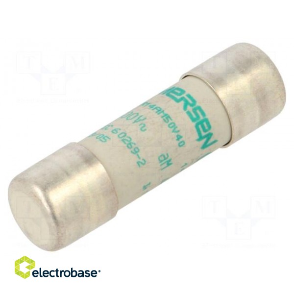 Fuse: fuse | aM | 40A | 500VAC | ceramic | 14x51mm