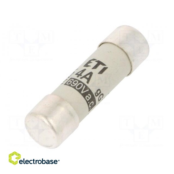 Fuse: fuse | gG | 4A | 690VAC | cylindrical,industrial | 14x51mm