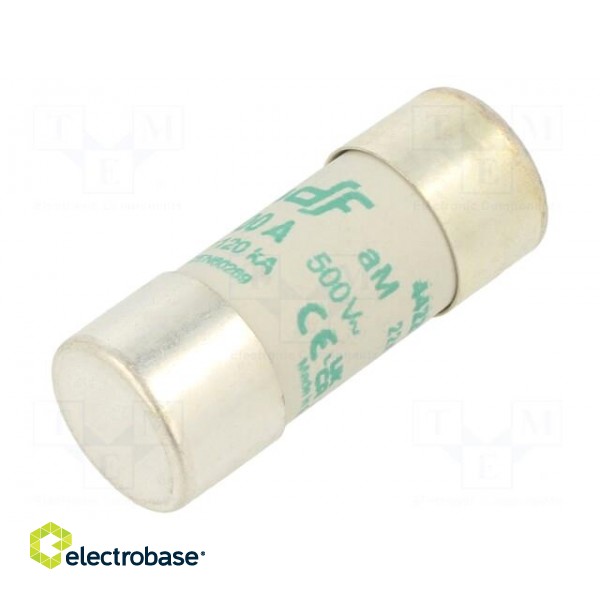 Fuse: fuse | aM | 100A | 500VAC | ceramic,cylindrical,industrial