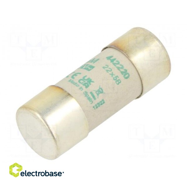 Fuse: fuse | aM | 20A | 690VAC | ceramic,cylindrical,industrial