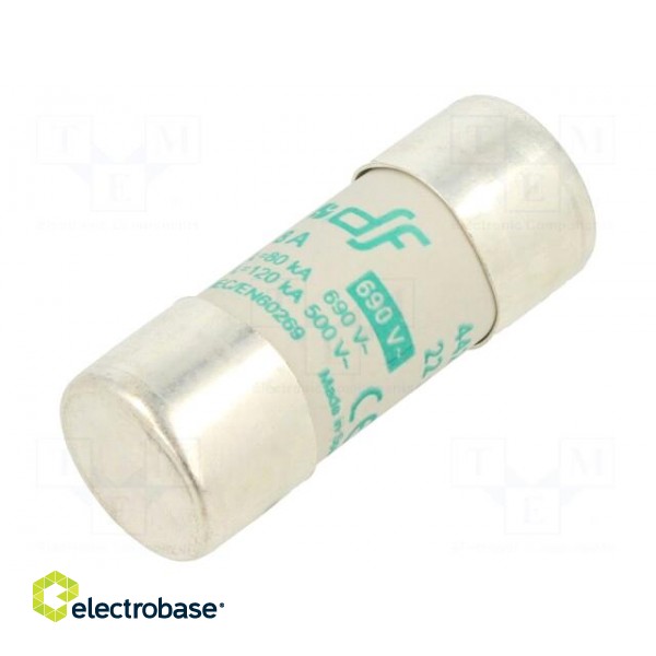 Fuse: fuse | aM | 8A | 690VAC | ceramic,cylindrical,industrial
