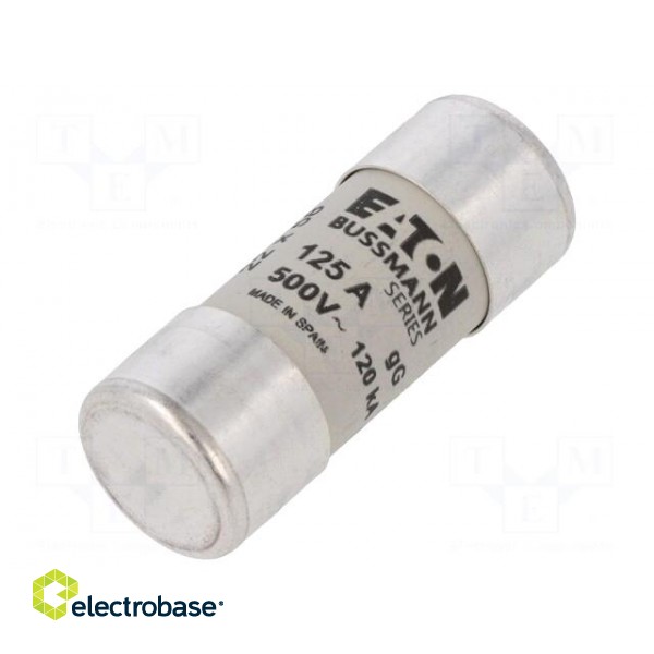 Fuse: fuse | gG | 125A | 400VAC | ceramic,cylindrical,industrial