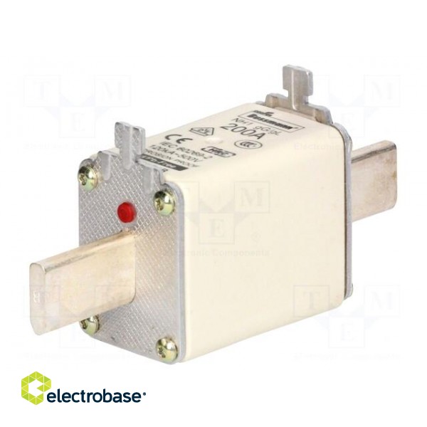 Fuse: fuse | 200A | 500VAC | 250VDC | ceramic,industrial | NH1 фото 1