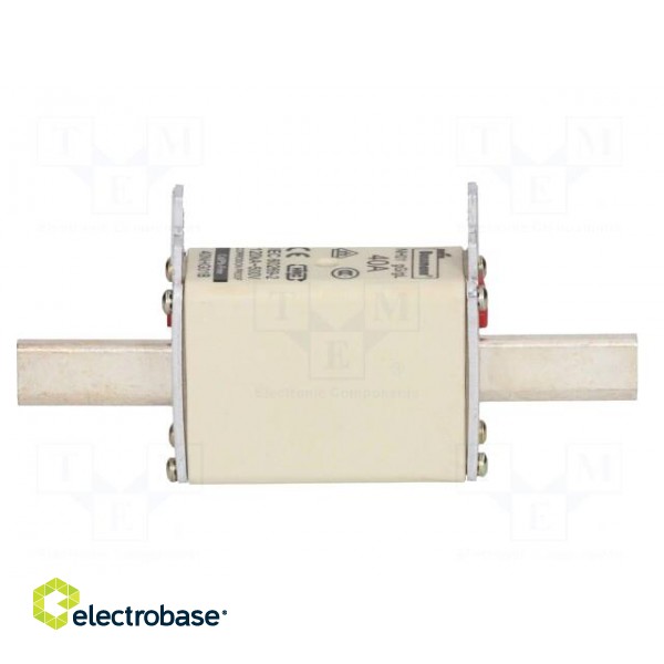 Fuse: fuse | 40A | 500VAC | 250VDC | ceramic,industrial | NH01 image 3