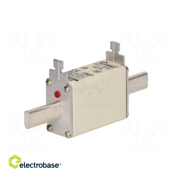 Fuse: fuse | 40A | 500VAC | 250VDC | ceramic,industrial | NH01 image 2