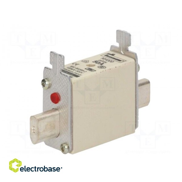 Fuse: fuse | 50A | 500VAC | 250VDC | ceramic,industrial | NH000 image 2