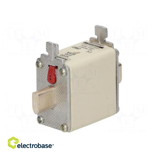 Fuse: fuse | 63A | 500VAC | 250VDC | ceramic,industrial | NH00 paveikslėlis 6