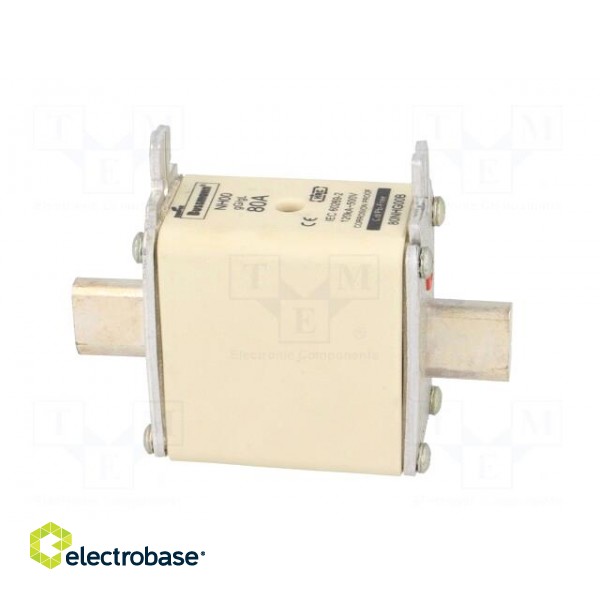Fuse: fuse | 80A | 500VAC | 250VDC | ceramic,industrial | NH00 фото 7
