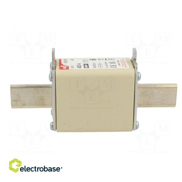 Fuse: fuse | aR | 400A | 690VAC | 550VDC | silver | NH1 image 7