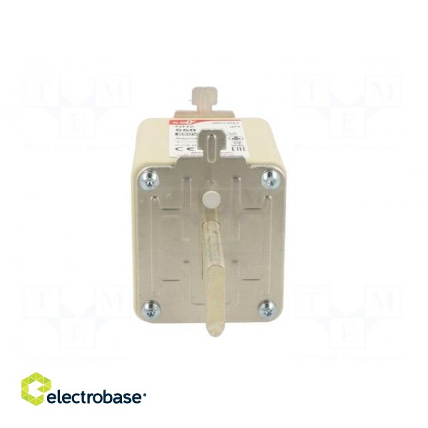 Fuse: fuse | aR | 550A | 690VAC | 550VDC | silver | NH2 image 9