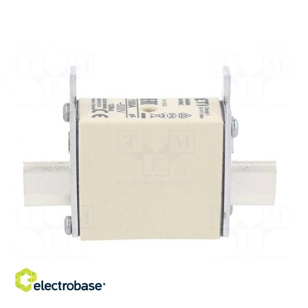 Fuse: fuse | gG | 100A | 500VAC | ceramic,industrial | NH000 | WT-NH image 3