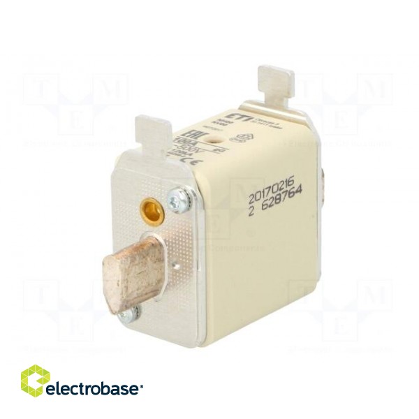 Fuse: fuse | gG | 100A | 500VAC | ceramic,industrial | NH00 | WT-NH image 2