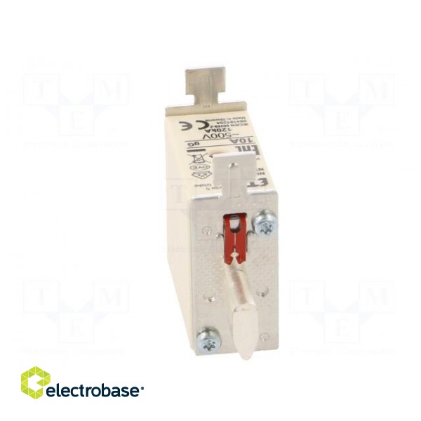 Fuse: fuse | gG | 10A | 500VAC | ceramic,industrial | NH000 | WT-NH image 5