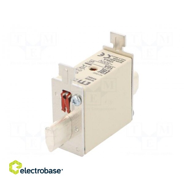 Fuse: fuse | gG | 10A | 500VAC | ceramic,industrial | NH000 | WT-NH image 6