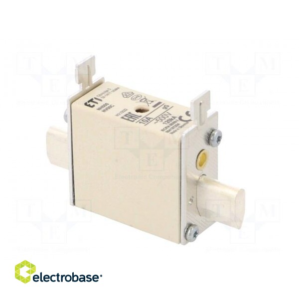 Fuse: fuse | gG | 10A | 500VAC | ceramic,industrial | NH000 | WT-NH image 8
