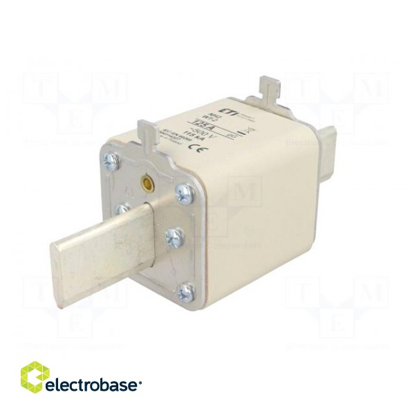 Fuse: fuse | gG | 125A | 500VAC | ceramic,industrial | NH2 | WT-NH image 2