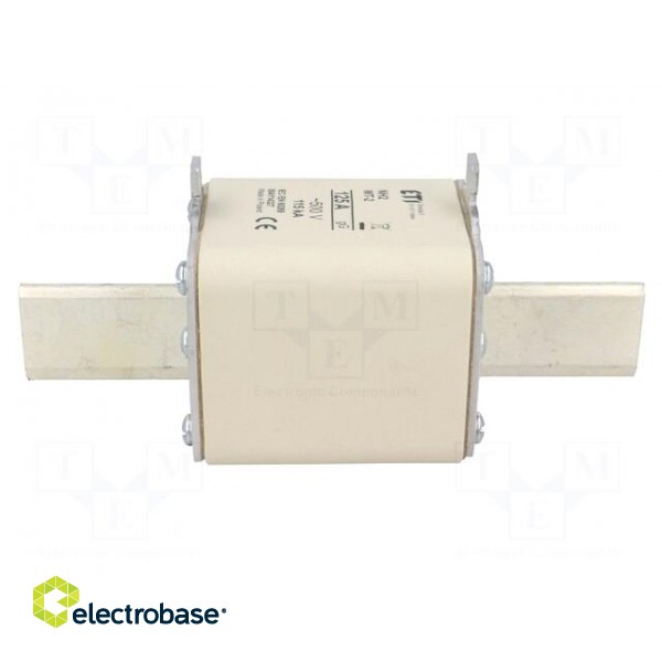 Fuse: fuse | gG | 125A | 500VAC | ceramic,industrial | NH2 | WT-NH image 3