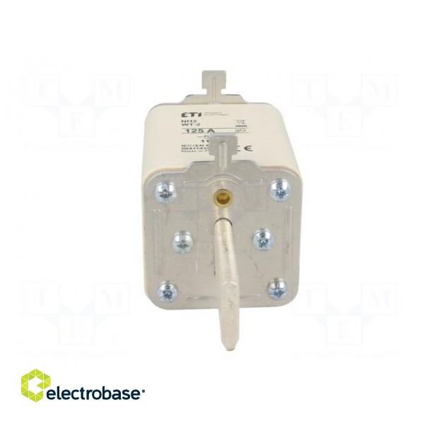 Fuse: fuse | gG | 125A | 500VAC | ceramic,industrial | NH2 | WT-NH image 9