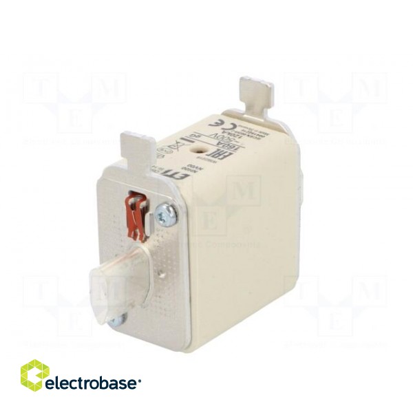 Fuse: fuse | gG | 160A | 500VAC | ceramic,industrial | NH00 | WT-NH image 6