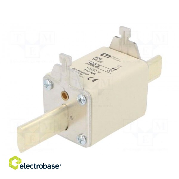 Fuse: fuse | gG | 160A | 500VAC | ceramic,industrial | NH2C | WT-NH image 1