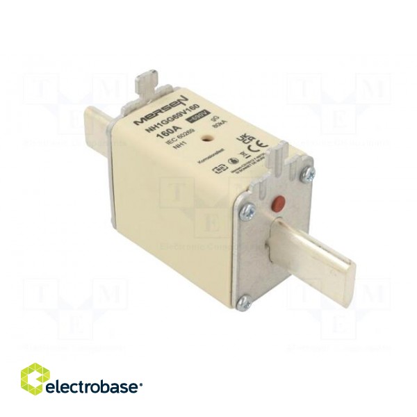 Fuse: fuse | gG | 160A | 690VAC | 400VDC | ceramic,industrial | NH1 image 8