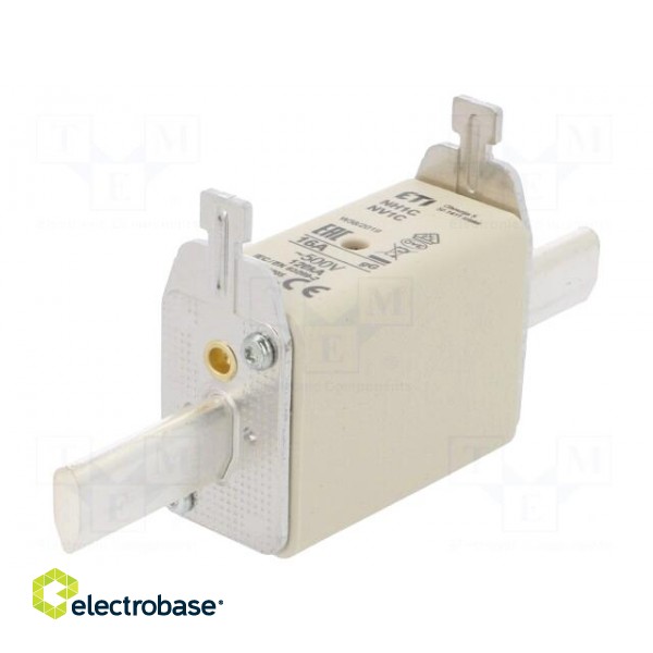 Fuse: fuse | gG | 16A | 500VAC | ceramic,industrial | NH1C | WT-NH image 1