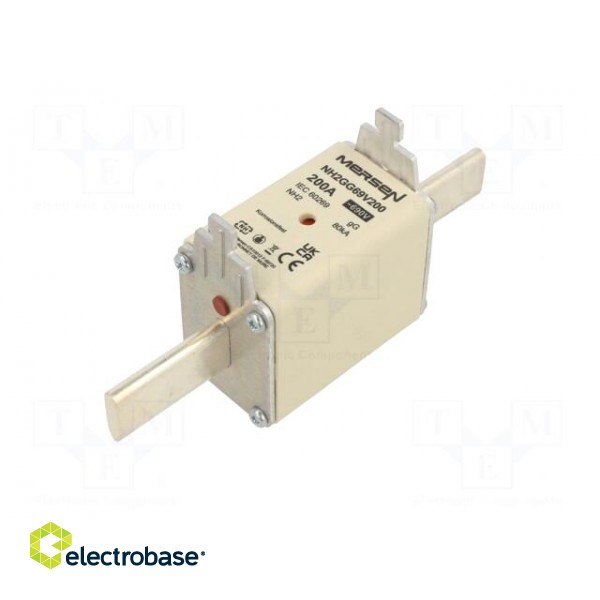 Fuse: fuse | gG | 200A | 690VAC | 250VDC | ceramic,industrial | NH2 image 2