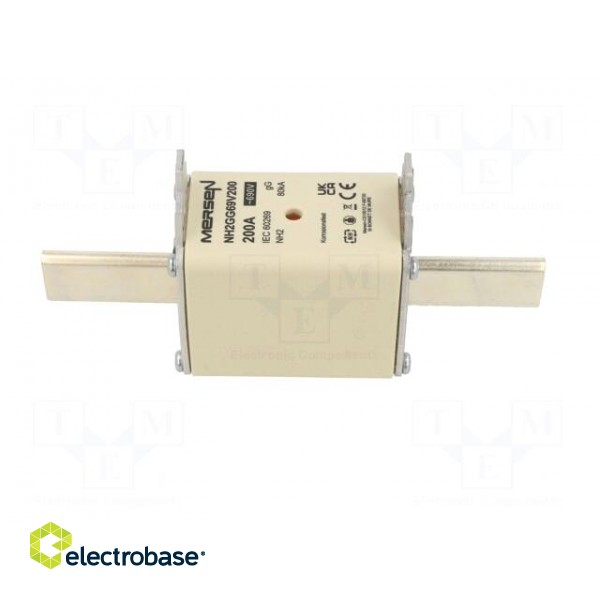 Fuse: fuse | gG | 200A | 690VAC | 250VDC | ceramic,industrial | NH2 image 7