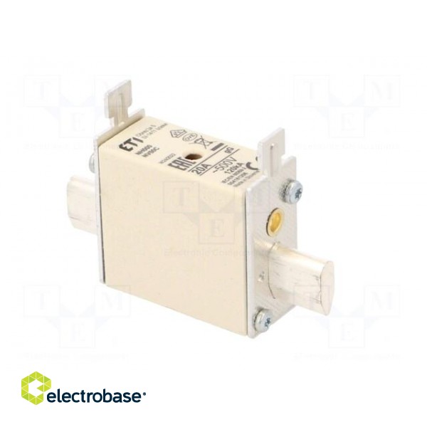 Fuse: fuse | gG | 20A | 500VAC | ceramic,industrial | NH000 | WT-NH image 8