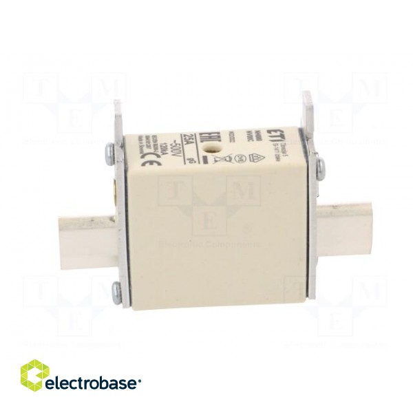 Fuse: fuse | gG | 25A | 500VAC | ceramic,industrial | NH000 | WT-NH image 3