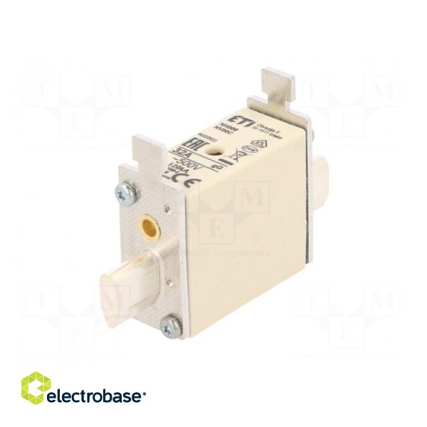 Fuse: fuse | gG | 32A | 500VAC | ceramic,industrial | NH000 | WT-NH image 2