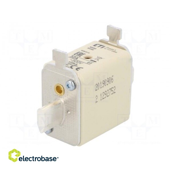 Fuse: fuse | gG | 32A | 500VAC | ceramic,industrial | NH00 | WT-NH image 1