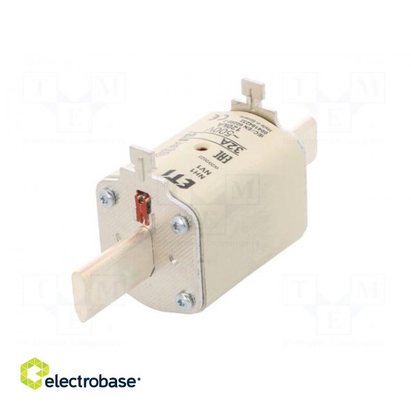 Fuse: fuse | gG | 32A | 500VAC | ceramic,industrial | NH1 | WT-NH image 6