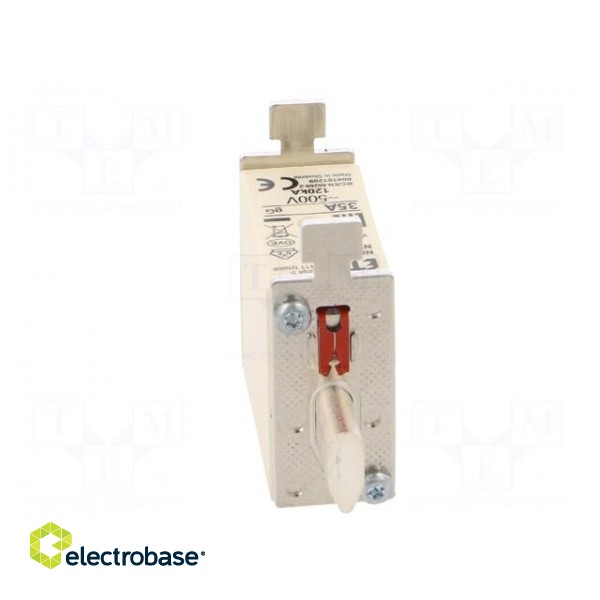 Fuse: fuse | gG | 35A | 500VAC | ceramic,industrial | NH000 | WT-NH image 5