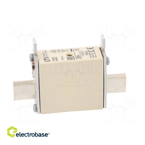 Fuse: fuse | gG | 35A | 500VAC | ceramic,industrial | NH000 | WT-NH image 7