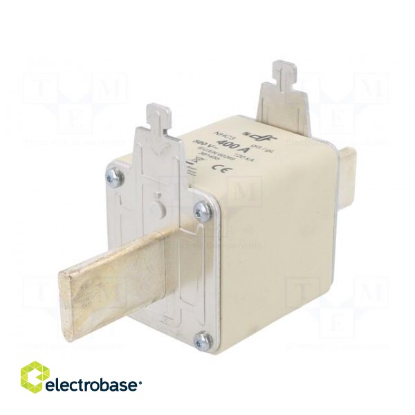 Fuse: fuse | gG | 400A | 500VAC | 250VDC | ceramic | NHC3 image 1