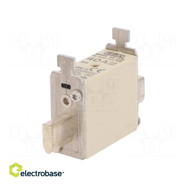Fuse: fuse | gG | 40A | 500VAC | 220VDC | ceramic,industrial | NH000 image 1