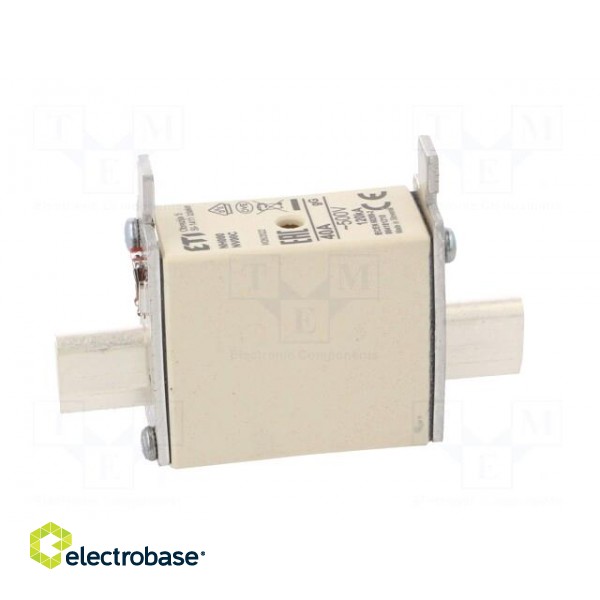 Fuse: fuse | gG | 40A | 500VAC | ceramic,industrial | NH000 | WT-NH image 7